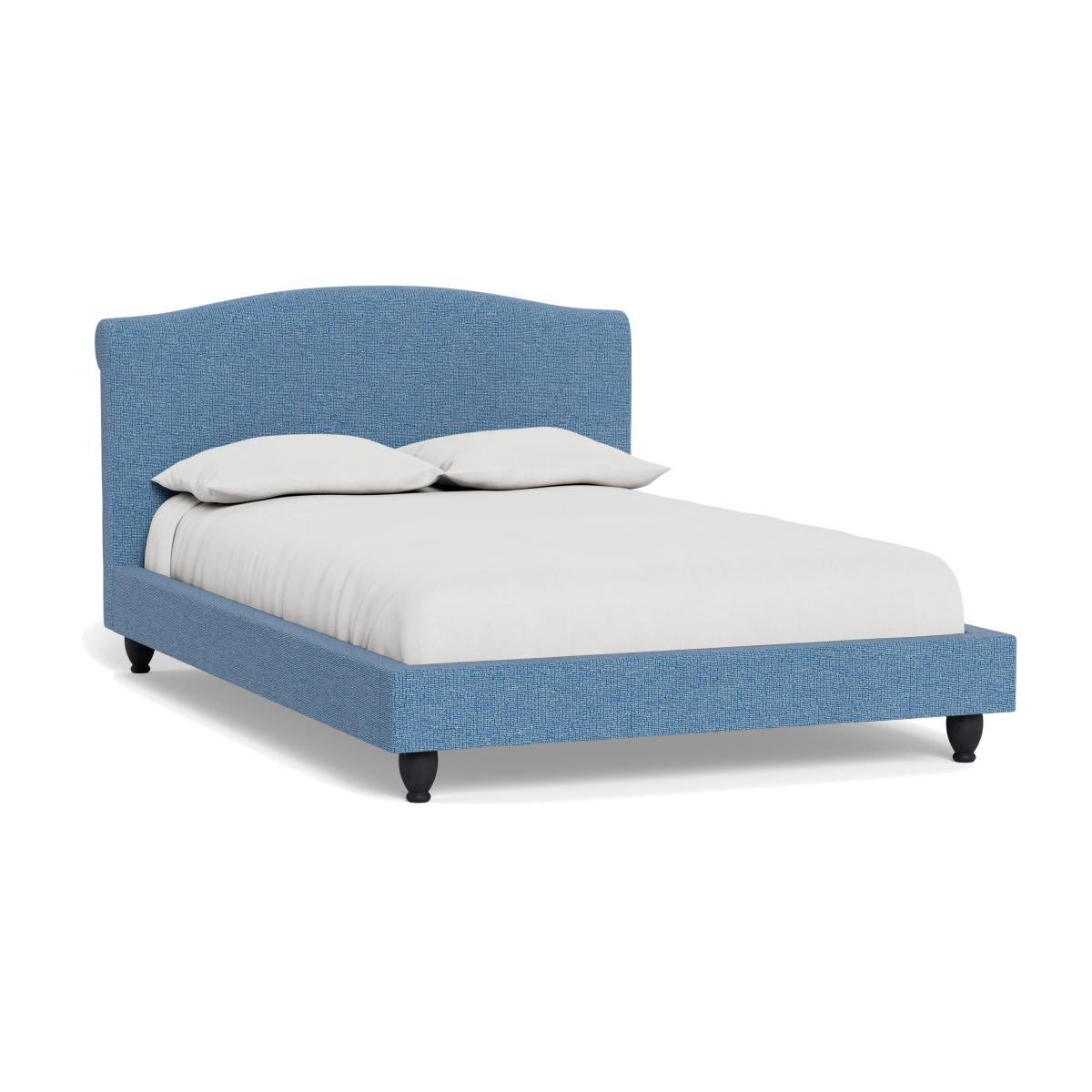 Heal's Devon Double Bed Tejo Recycled Cobalt Natural Beech Feet – image 1