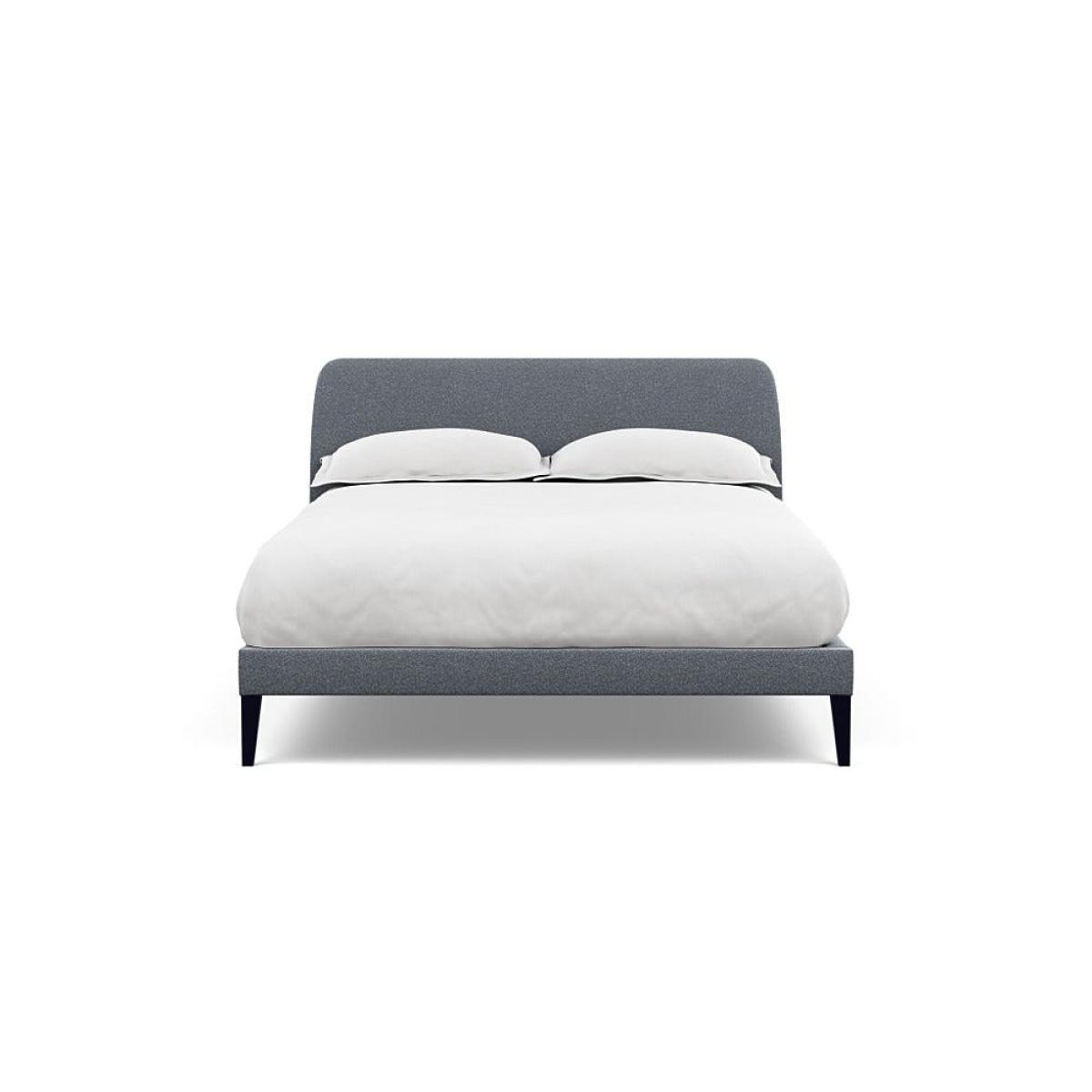 Heal's Wallis Bed Double Boucle Steel Black Painted Oak Feet – image 2