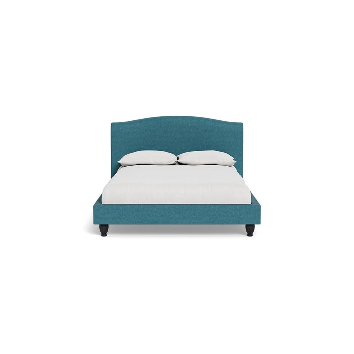 Heal's Devon Double Bed Brushed Cotton Cadet Black Beech Feet – image 2