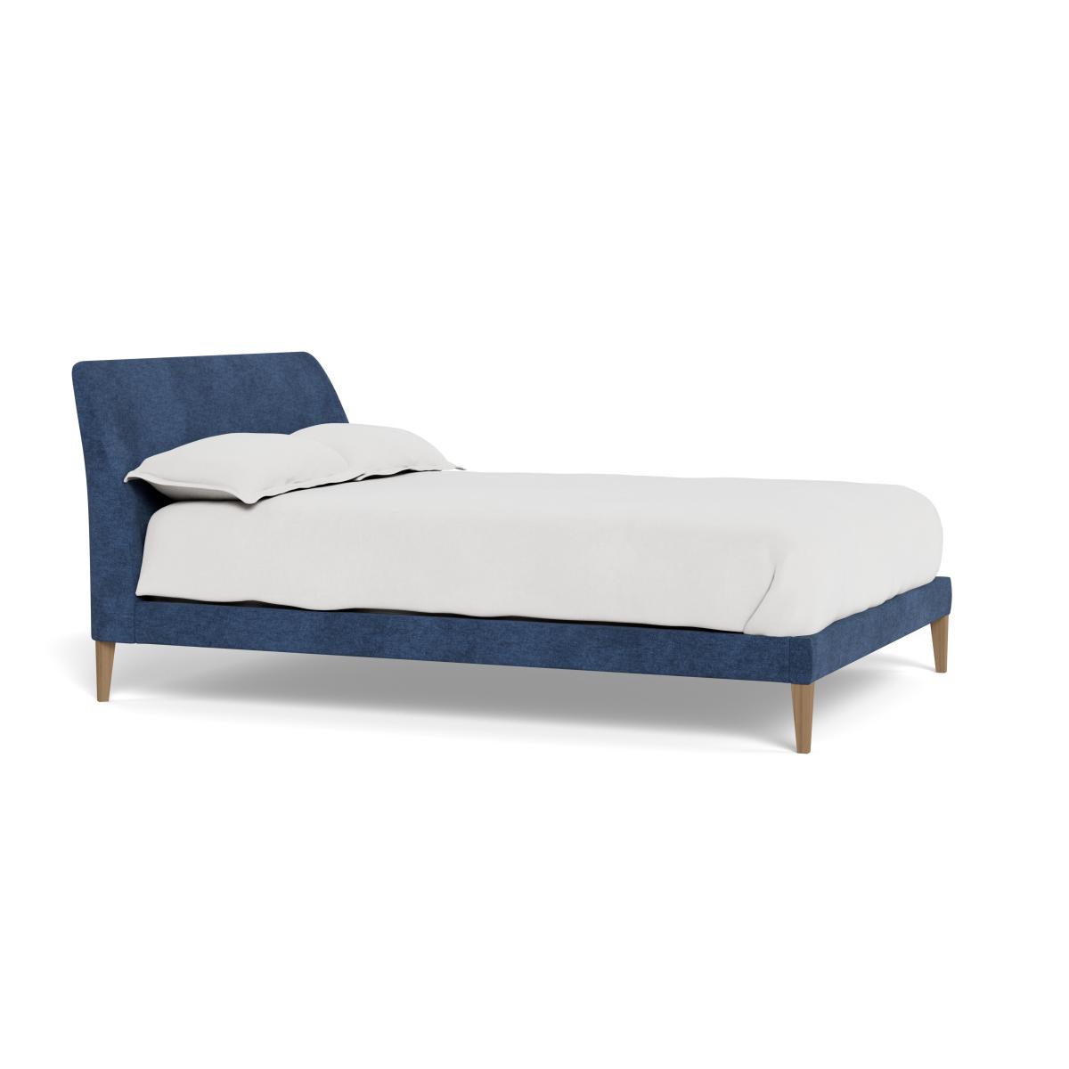 Heal's Wallis Bed Double Broad Weave Lagoon Natural Feet – image 2