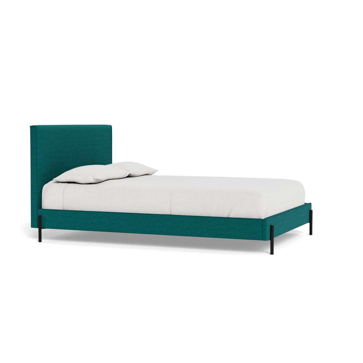 Heal's Tortona Double Bed Brushed Cotton Pine Black Feet – image 3