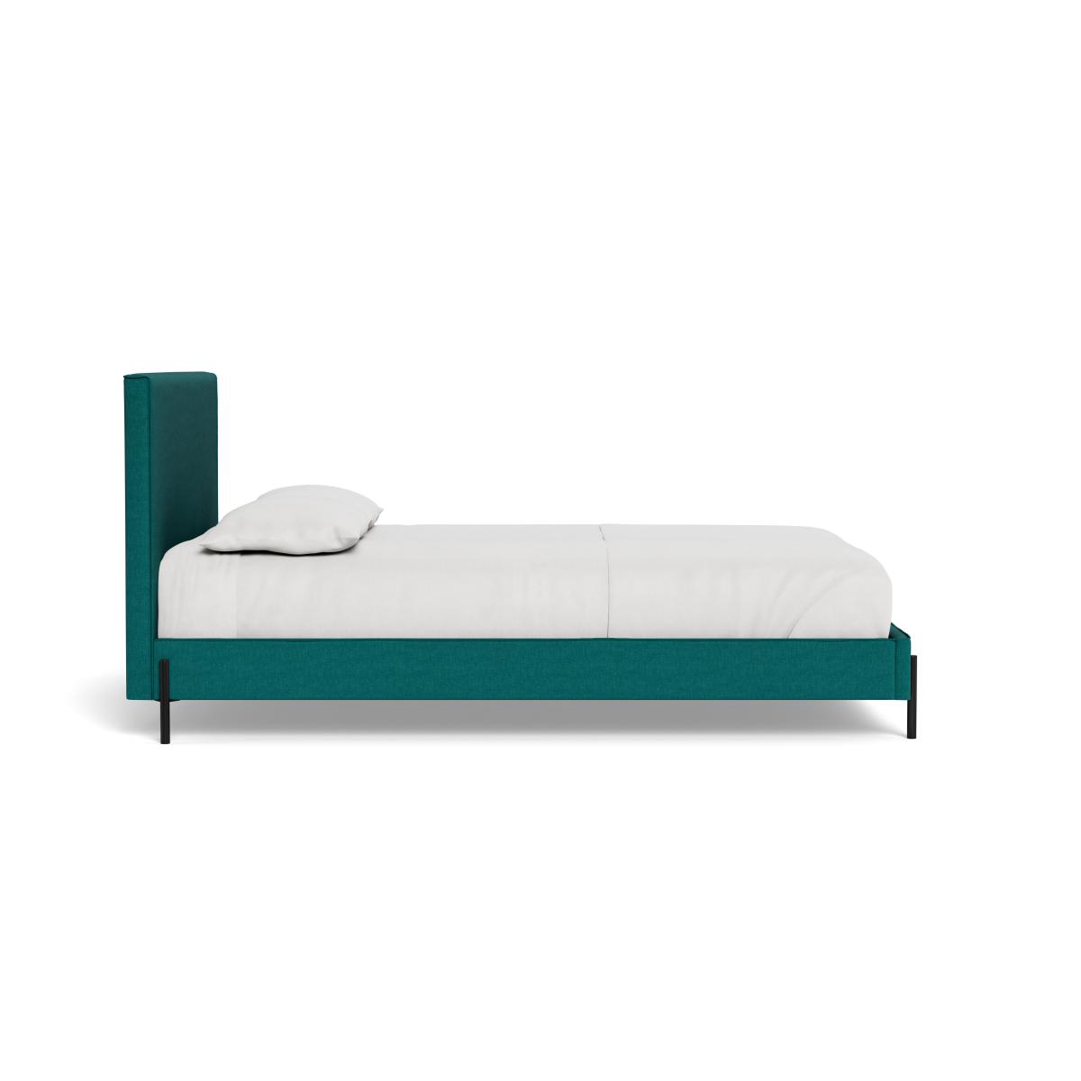 Heal's Tortona Double Bed Brushed Cotton Pine Black Feet – image 4