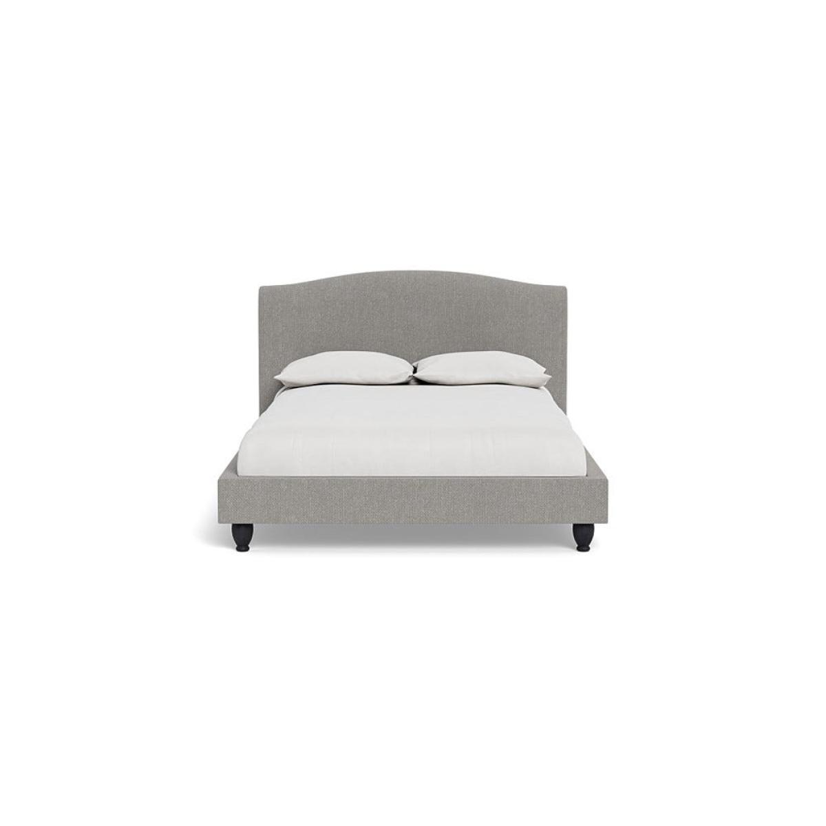 Heal's Devon Double Bed Texture Pale Grey Black Beech Feet – image 2