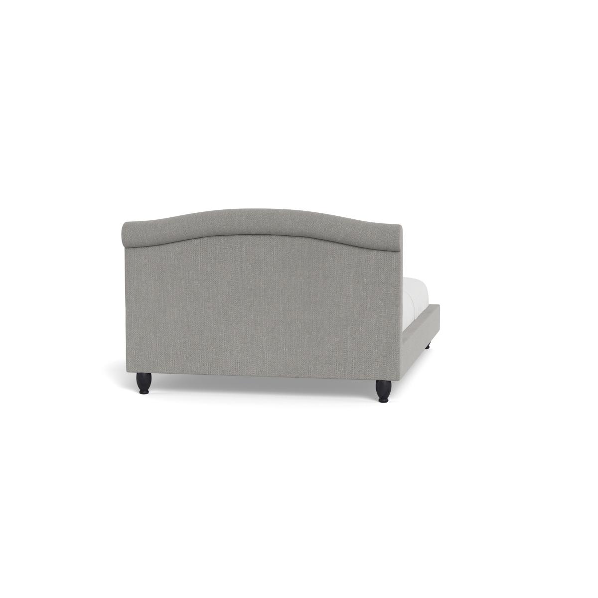 Heal's Devon Double Bed Texture Pale Grey Black Beech Feet – image 6