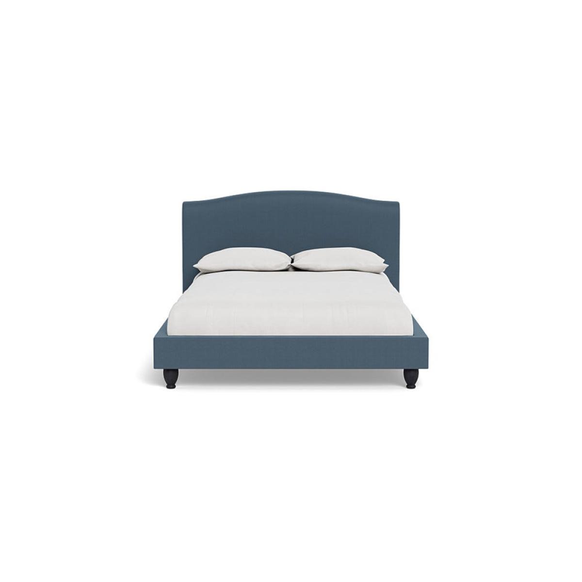 Heal's Devon Double Bed Capelo Linen-Cotton Mineral Black Beech Feet – image 2