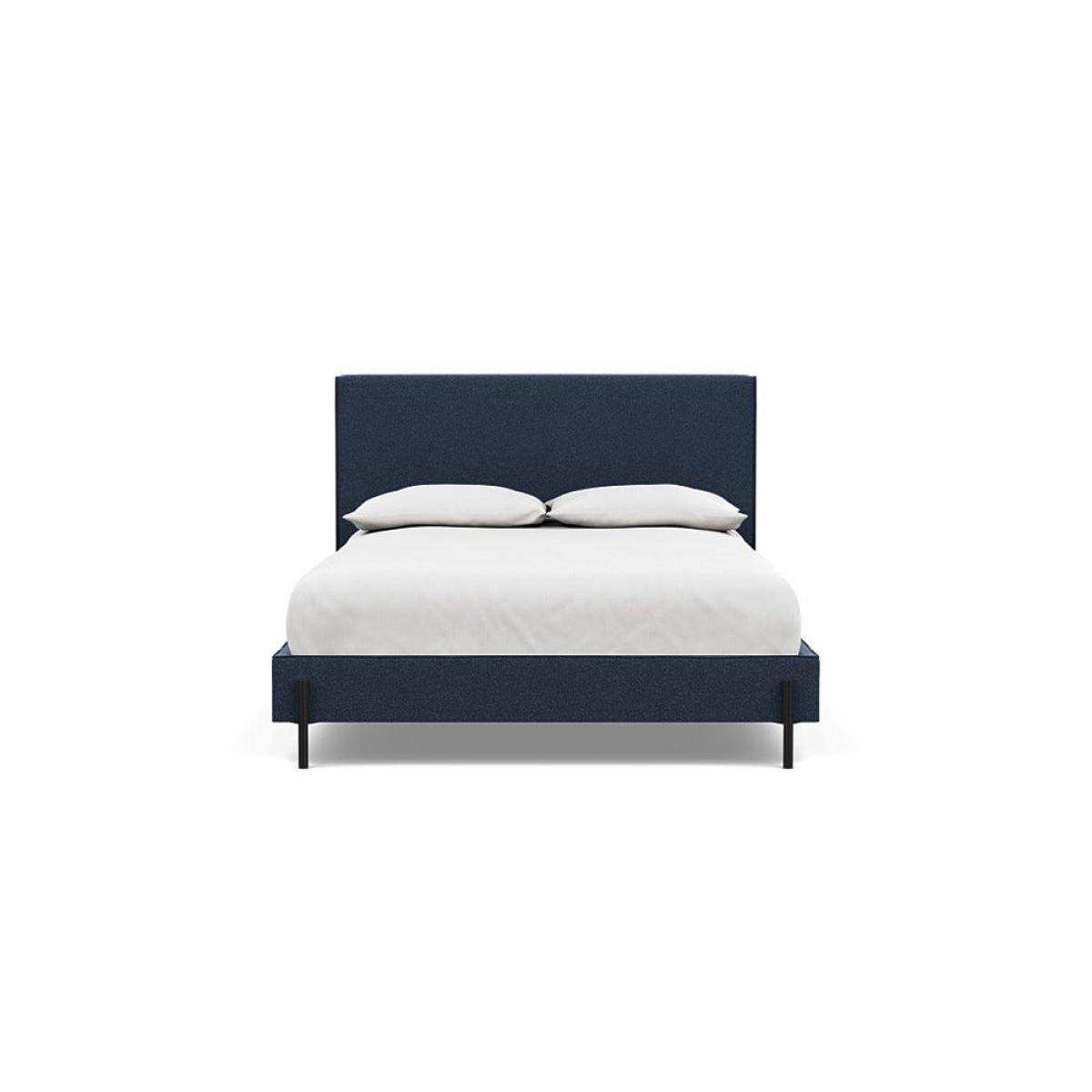 Heal's Tortona Double Bed Boucle Indigo Black Feet – image 2