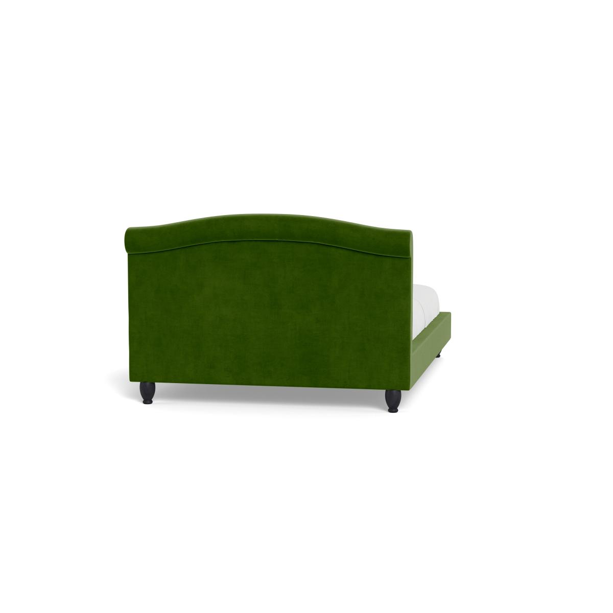 Heal's Devon Double Bed Smart Luxe Velvet Grass Black Beech Feet – image 6