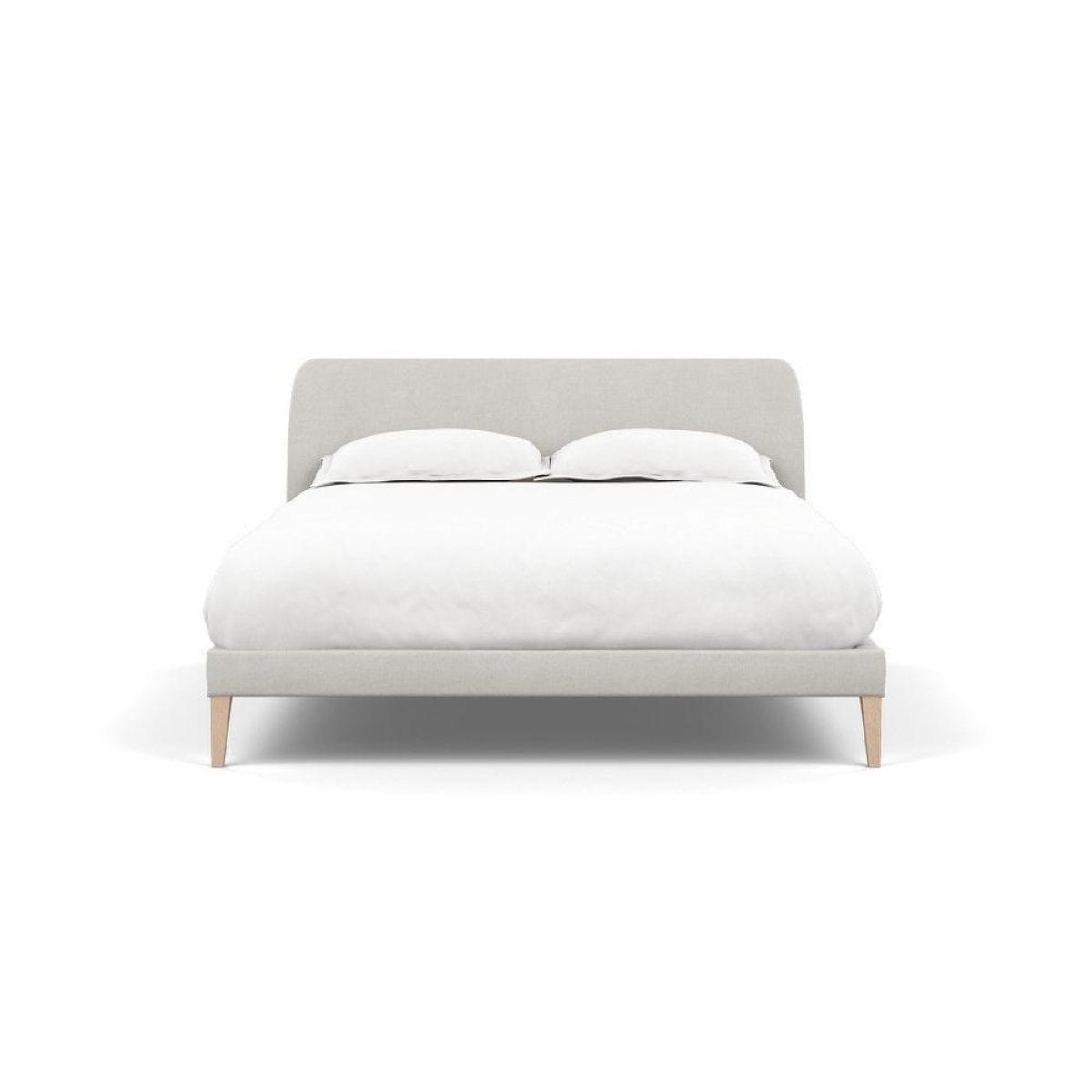 Heal's Wallis Bed Double Velvet Grape Walnut Feet - Heal's UK Bedroom Furniture – image 102