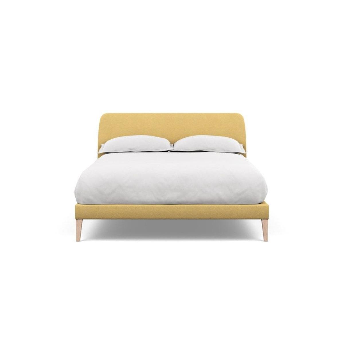 Heal's Wallis Bed Double Velvet Grape Walnut Feet - Heal's UK Bedroom Furniture – image 116