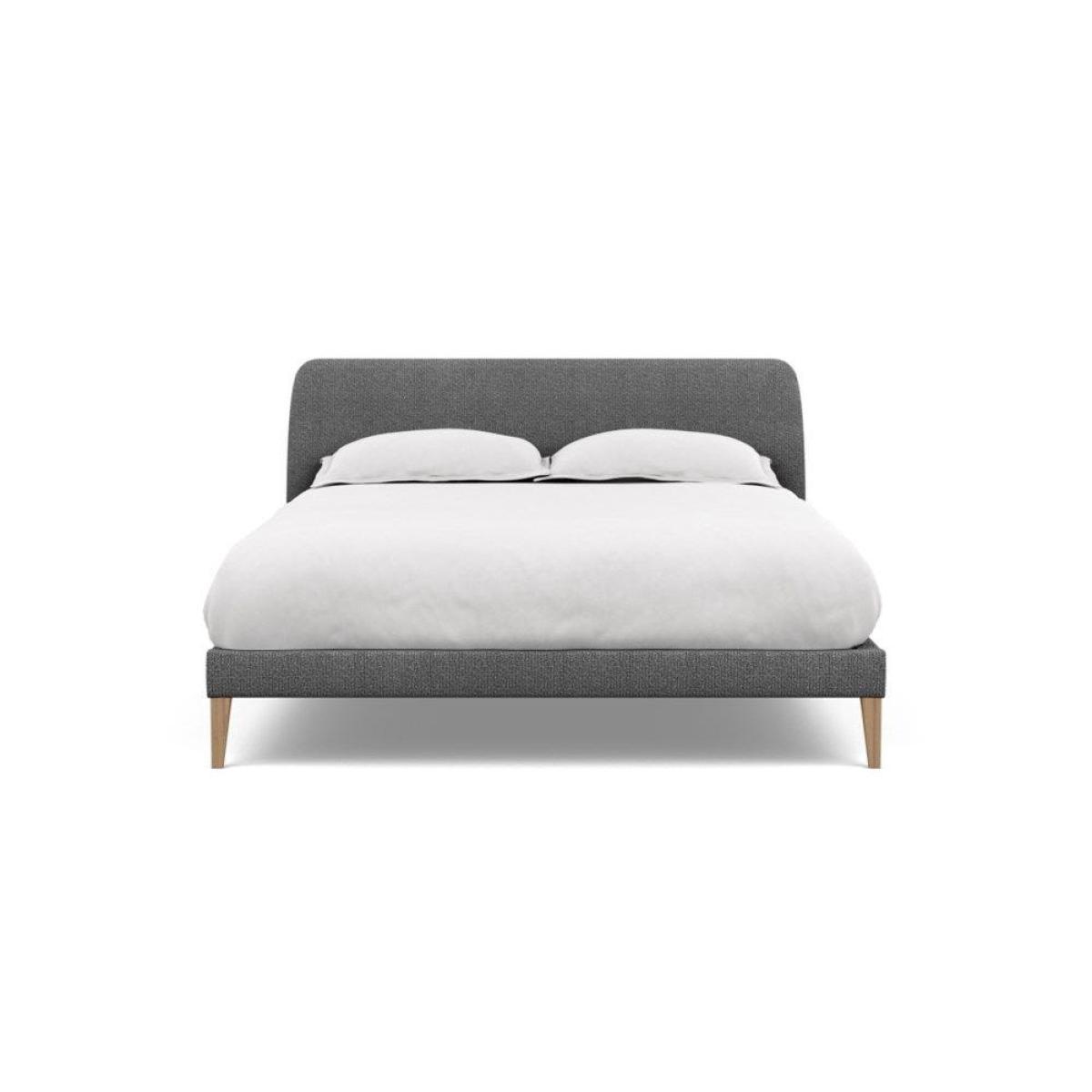 Heal's Wallis Bed Double Velvet Grape Walnut Feet - Heal's UK Bedroom Furniture – image 15