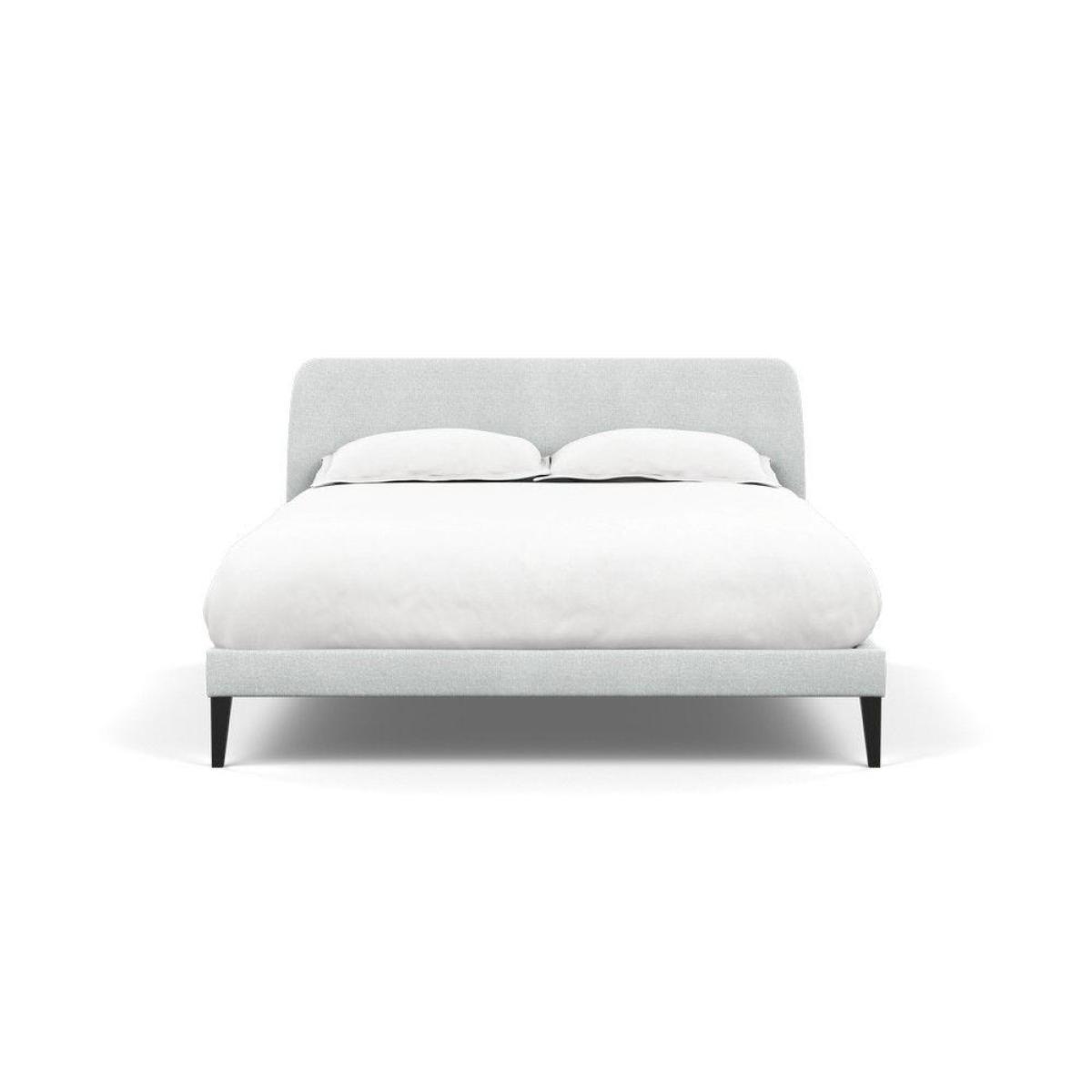 Heal's Wallis Bed Double Velvet Grape Walnut Feet - Heal's UK Bedroom Furniture – image 147