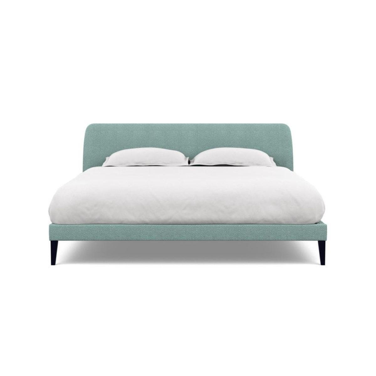 Heal's Wallis Bed Double Velvet Grape Walnut Feet - Heal's UK Bedroom Furniture – image 148