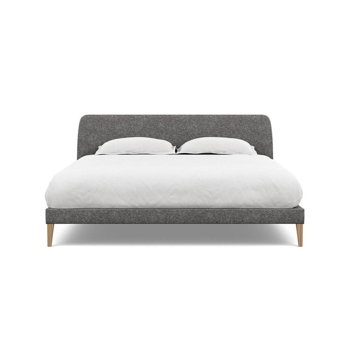 Heal's Wallis Bed Double Velvet Grape Walnut Feet - Heal's UK Bedroom Furniture – image 21