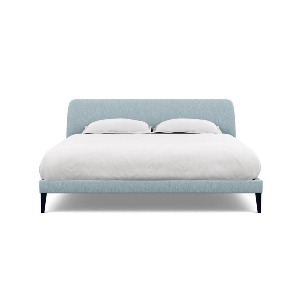 Heal's Wallis Bed Double Velvet Grape Walnut Feet - Heal's UK Bedroom Furniture – image 28