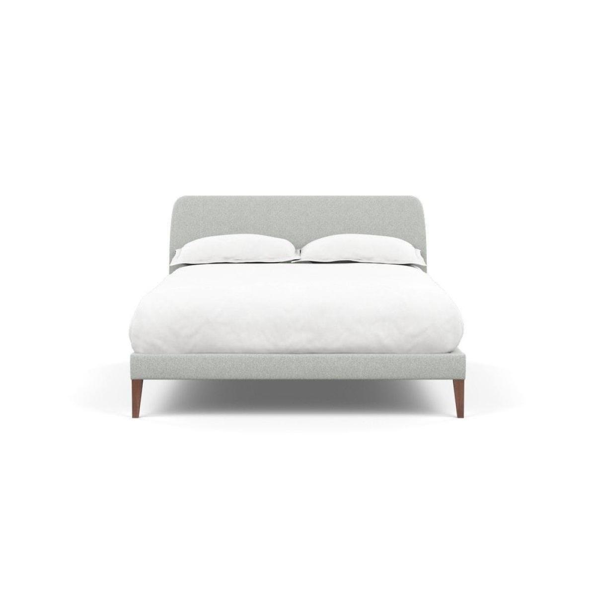 Heal's Wallis Bed Double Velvet Grape Walnut Feet - Heal's UK Bedroom Furniture – image 37