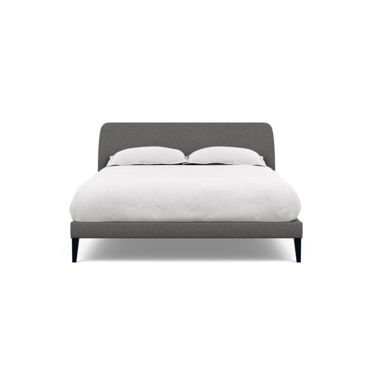 Heal's Wallis Bed Double Velvet Grape Walnut Feet - Heal's UK Bedroom Furniture – image 47