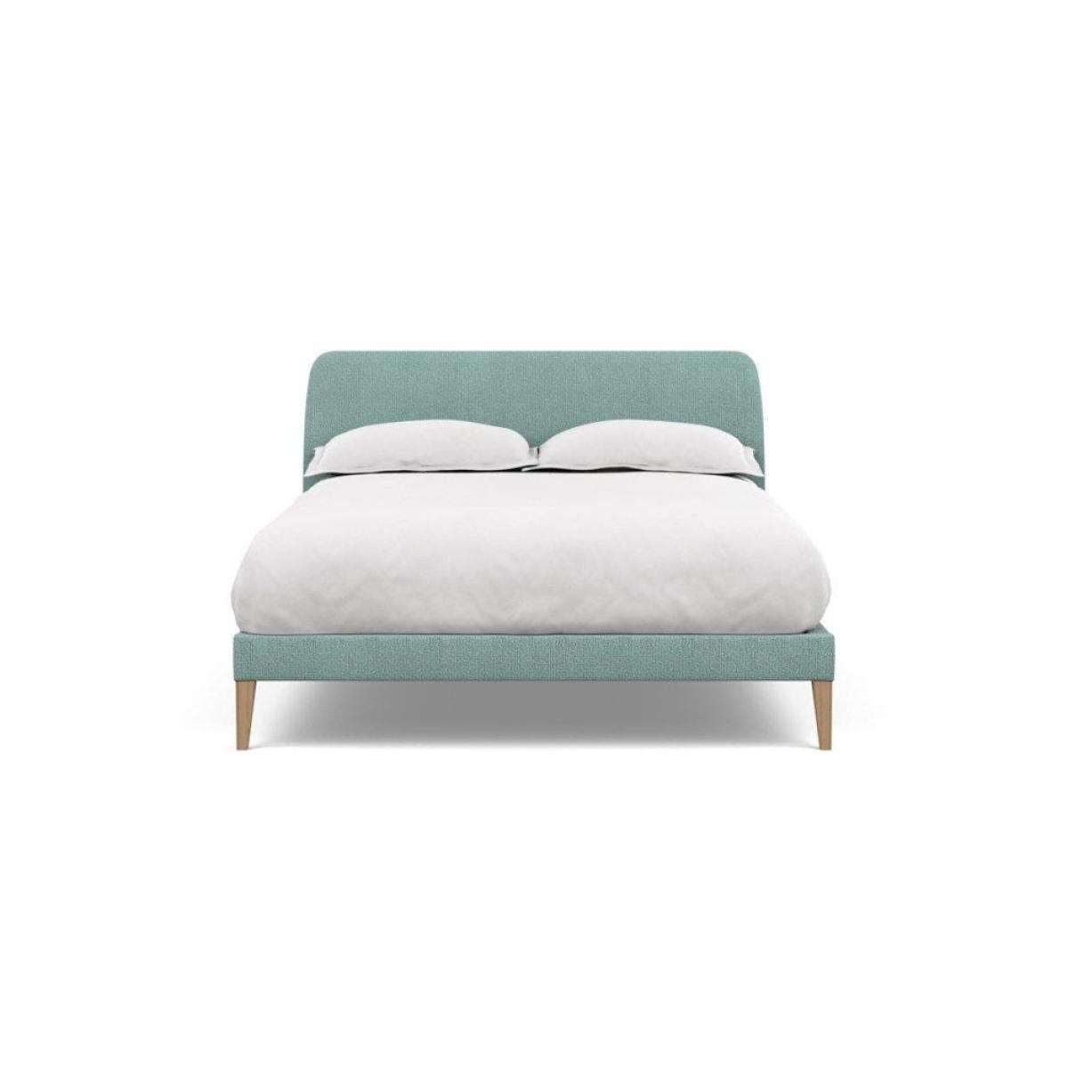 Heal's Wallis Bed Double Velvet Grape Walnut Feet - Heal's UK Bedroom Furniture – image 50