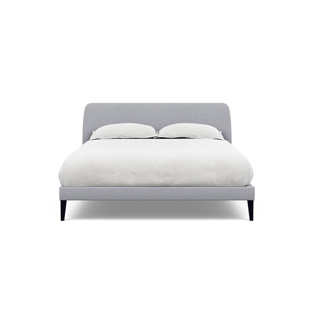 Heal's Wallis Bed Double Velvet Grape Walnut Feet - Heal's UK Bedroom Furniture – image 60