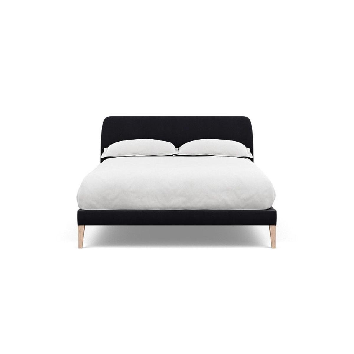 Heal's Wallis Bed Double Velvet Grape Walnut Feet - Heal's UK Bedroom Furniture – image 61