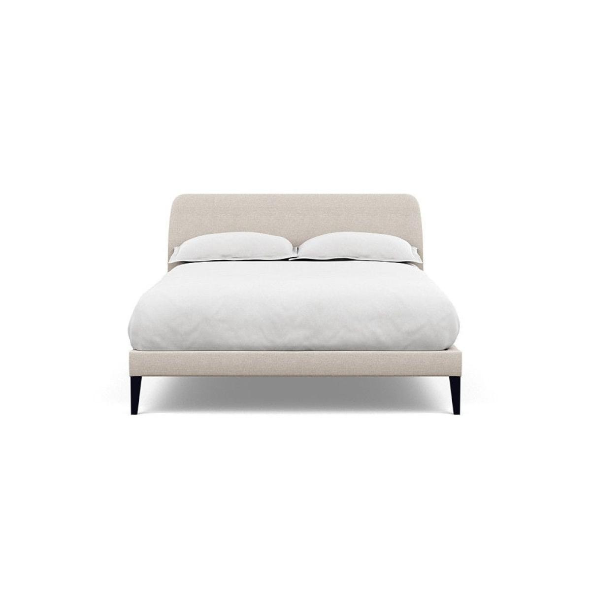 Heal's Wallis Bed Double Velvet Grape Walnut Feet - Heal's UK Bedroom Furniture – image 67