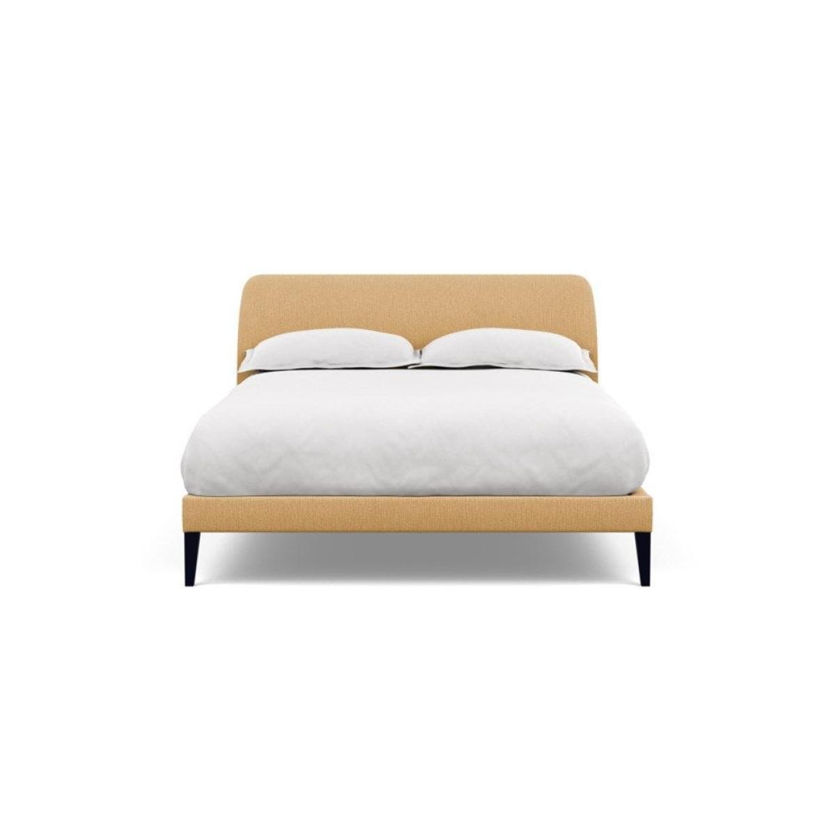 Heal's Wallis Bed Double Velvet Grape Walnut Feet - Heal's UK Bedroom Furniture – image 70
