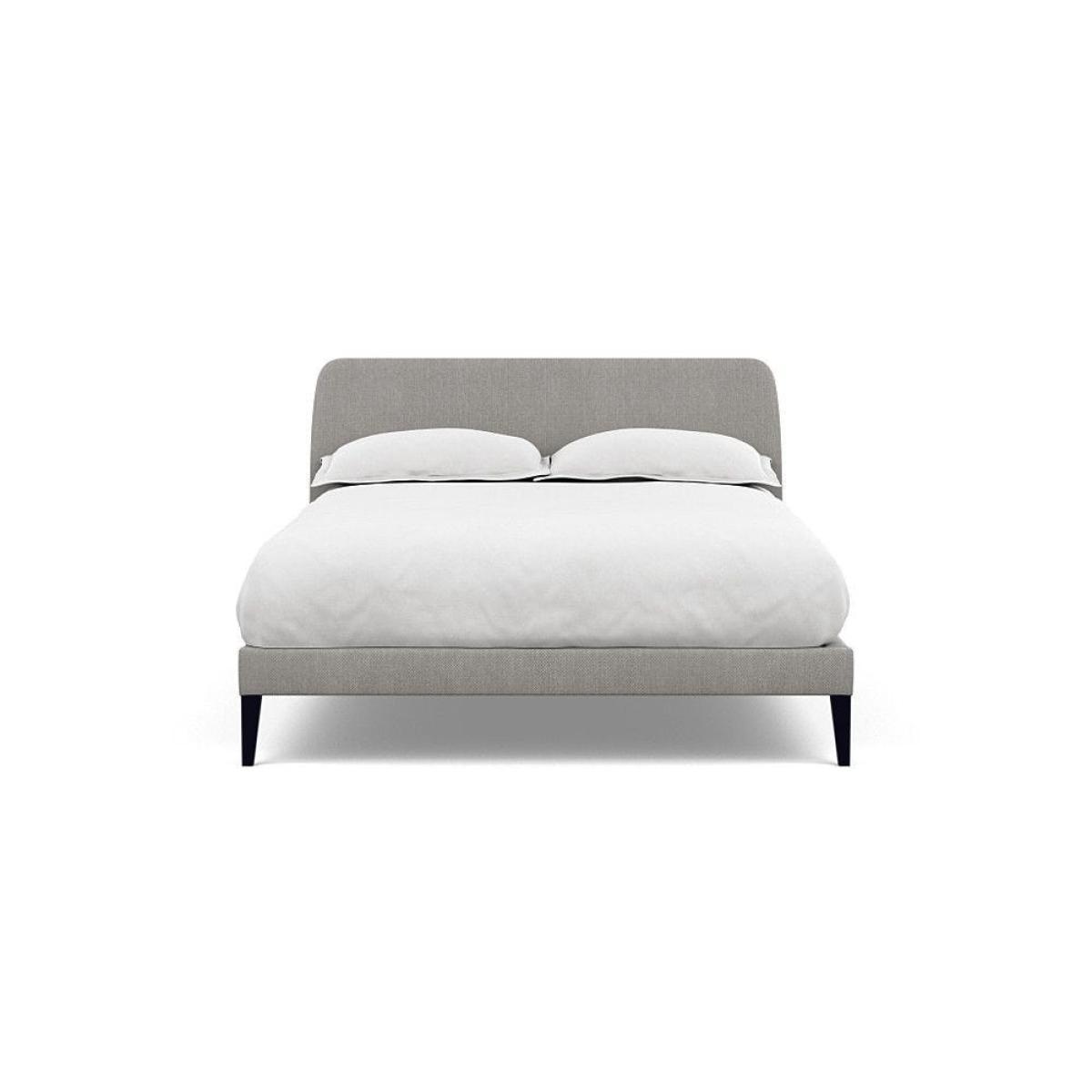 Heal's Wallis Bed Double Velvet Grape Walnut Feet - Heal's UK Bedroom Furniture – image 72