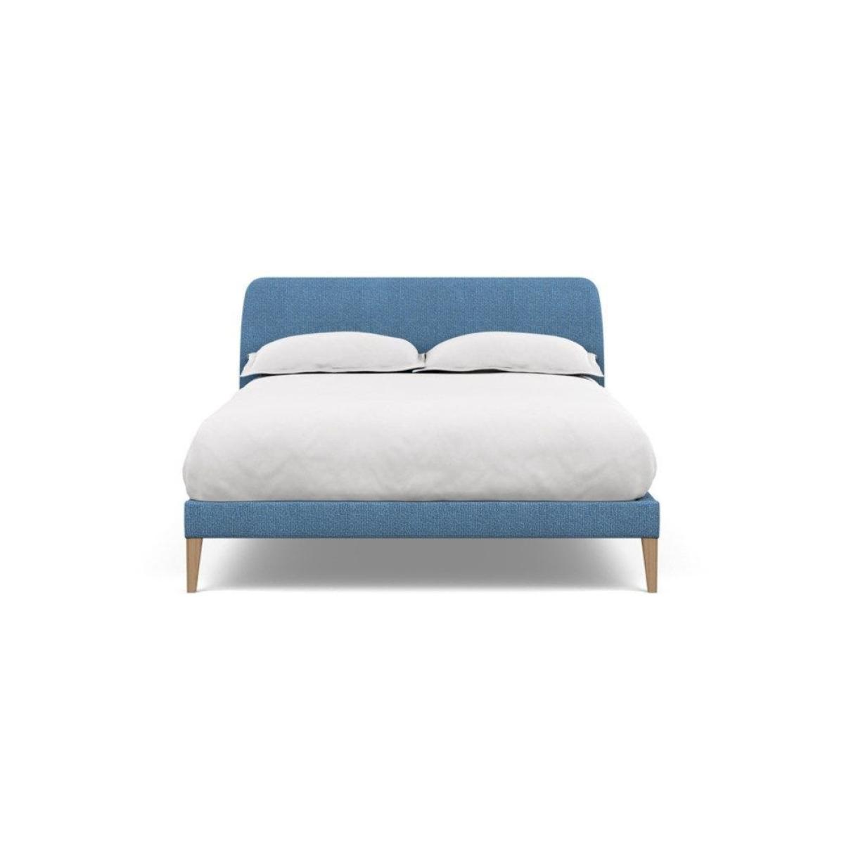 Heal's Wallis Bed Double Velvet Grape Walnut Feet - Heal's UK Bedroom Furniture – image 77