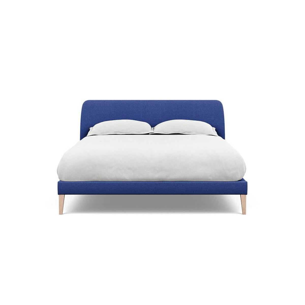 Heal's Wallis Bed Double Velvet Grape Walnut Feet - Heal's UK Bedroom Furniture – image 97