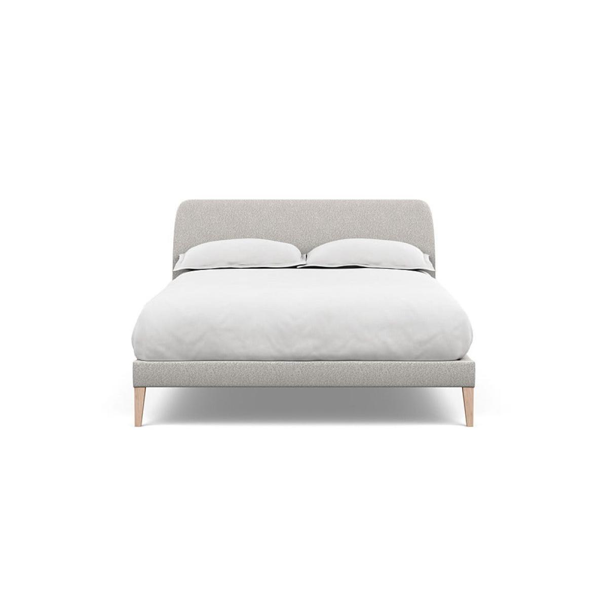 Heal's Wallis Bed Double Chunky Boucle Ecru Natural Oak Feet – image 2