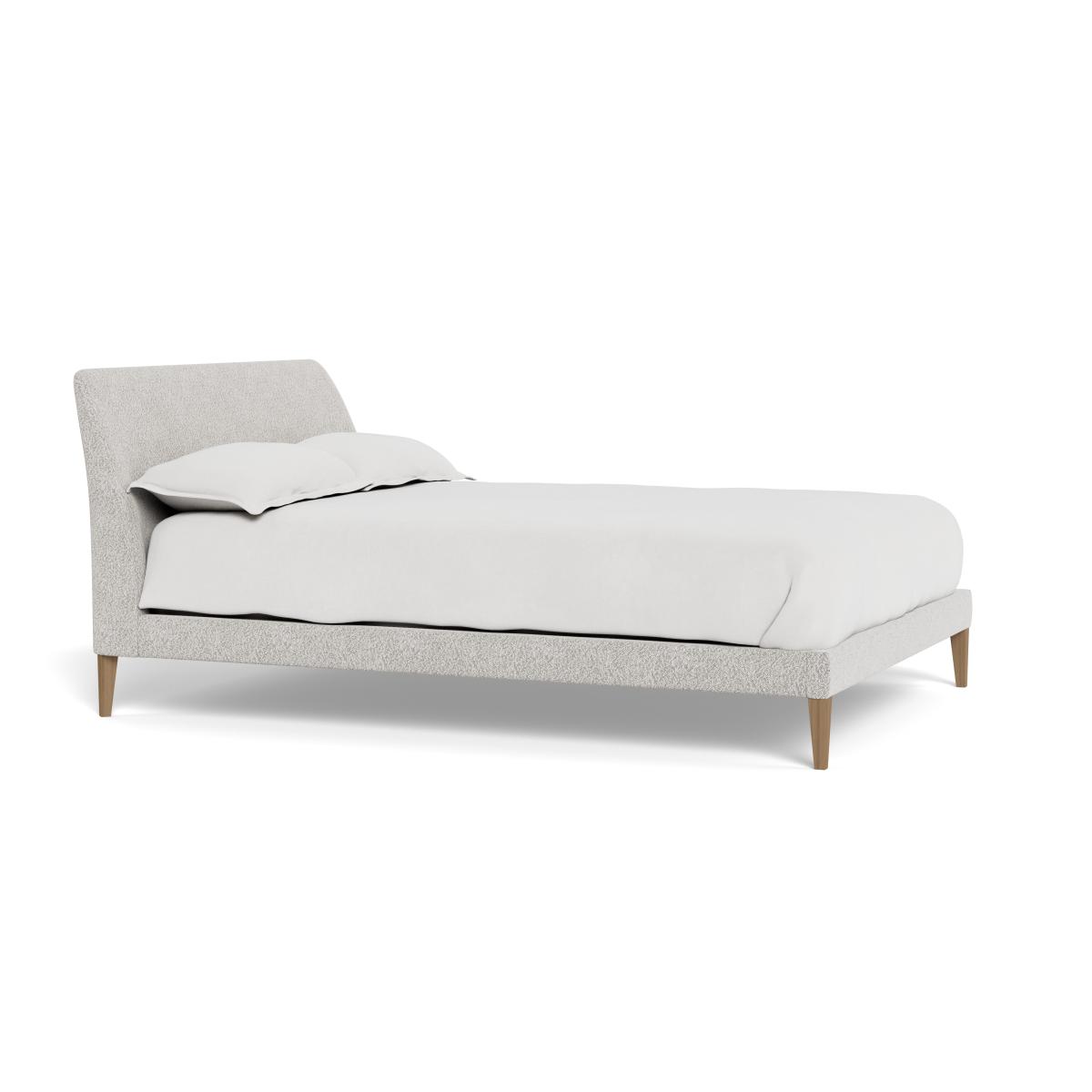 Heal's Wallis Bed Double Chunky Boucle Ecru Natural Oak Feet – image 3