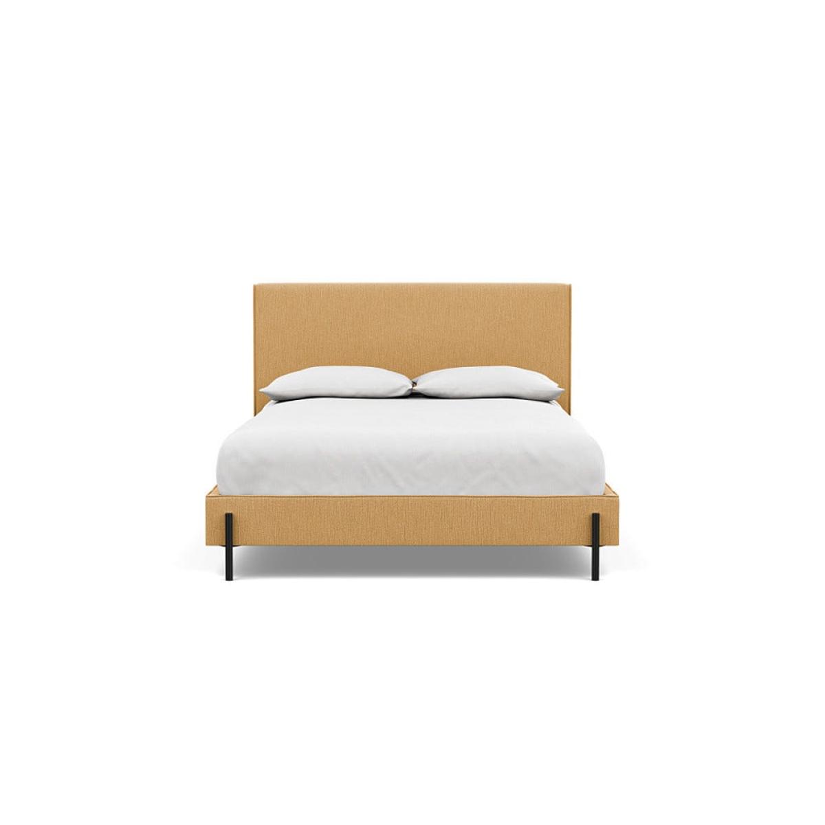Heal's Tortona Double Bed Smart Linen Mix Sand Black Feet – image 2