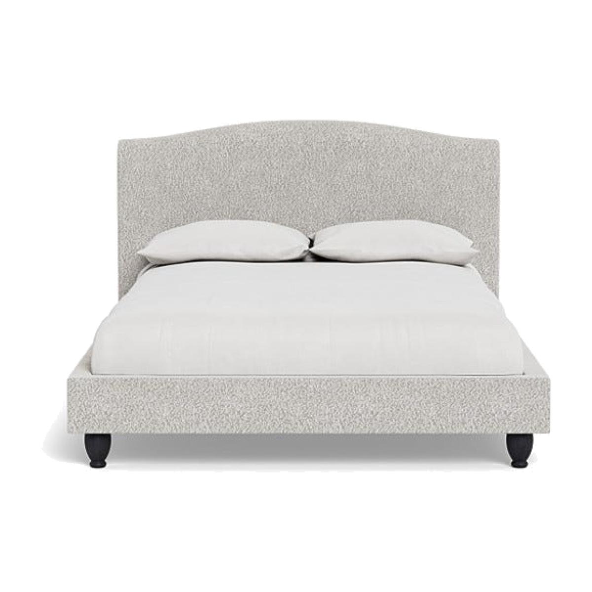 Heal's Devon Double Bed Chunky Boucle Ecru Black Beech Feet