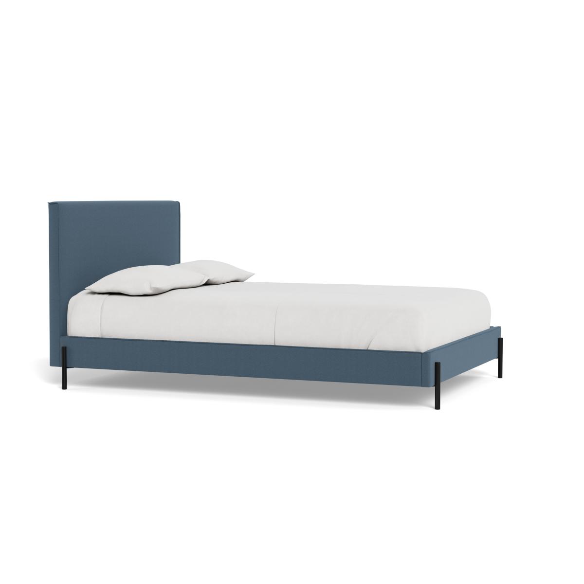 Heal's Tortona Double Bed Capelo Linen-Cotton Mineral Black Feet – image 3