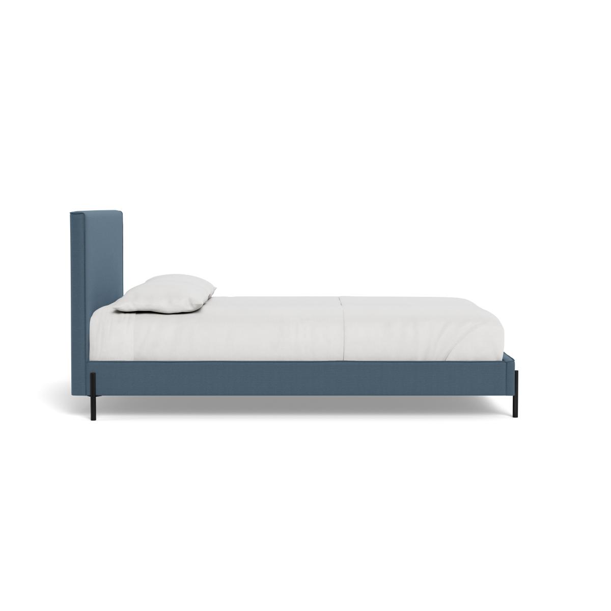 Heal's Tortona Double Bed Capelo Linen-Cotton Mineral Black Feet – image 4