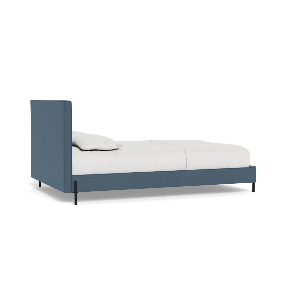 Heal's Tortona Double Bed Capelo Linen-Cotton Mineral Black Feet – image 5