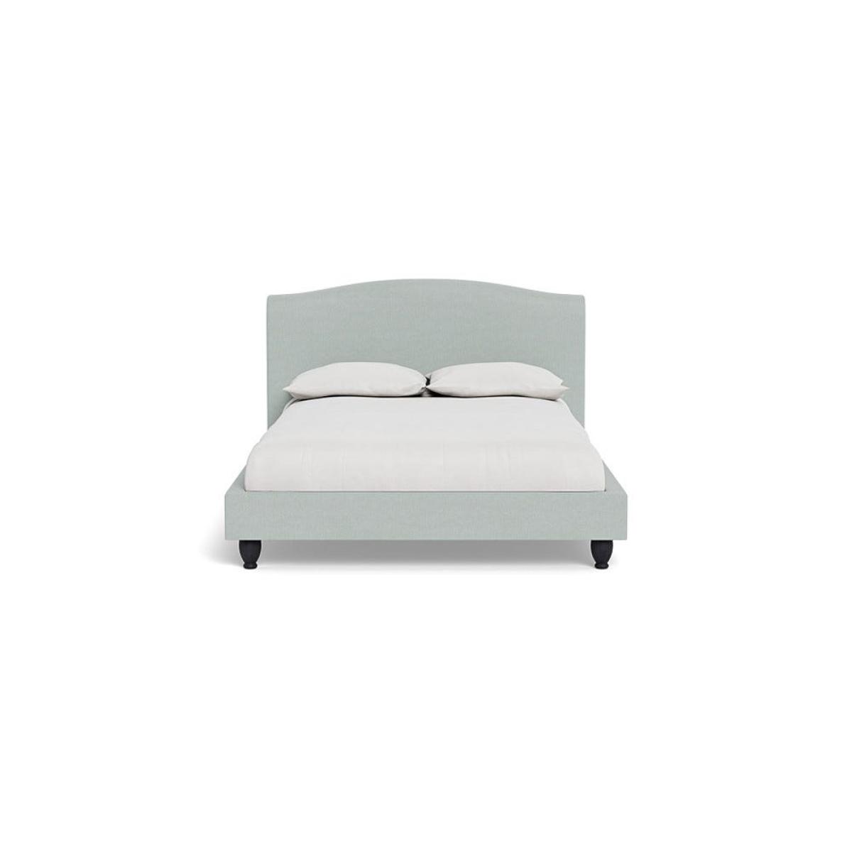 Heal's Devon Double Bed Brushed Cotton Oat Black Beech Feet – image 2