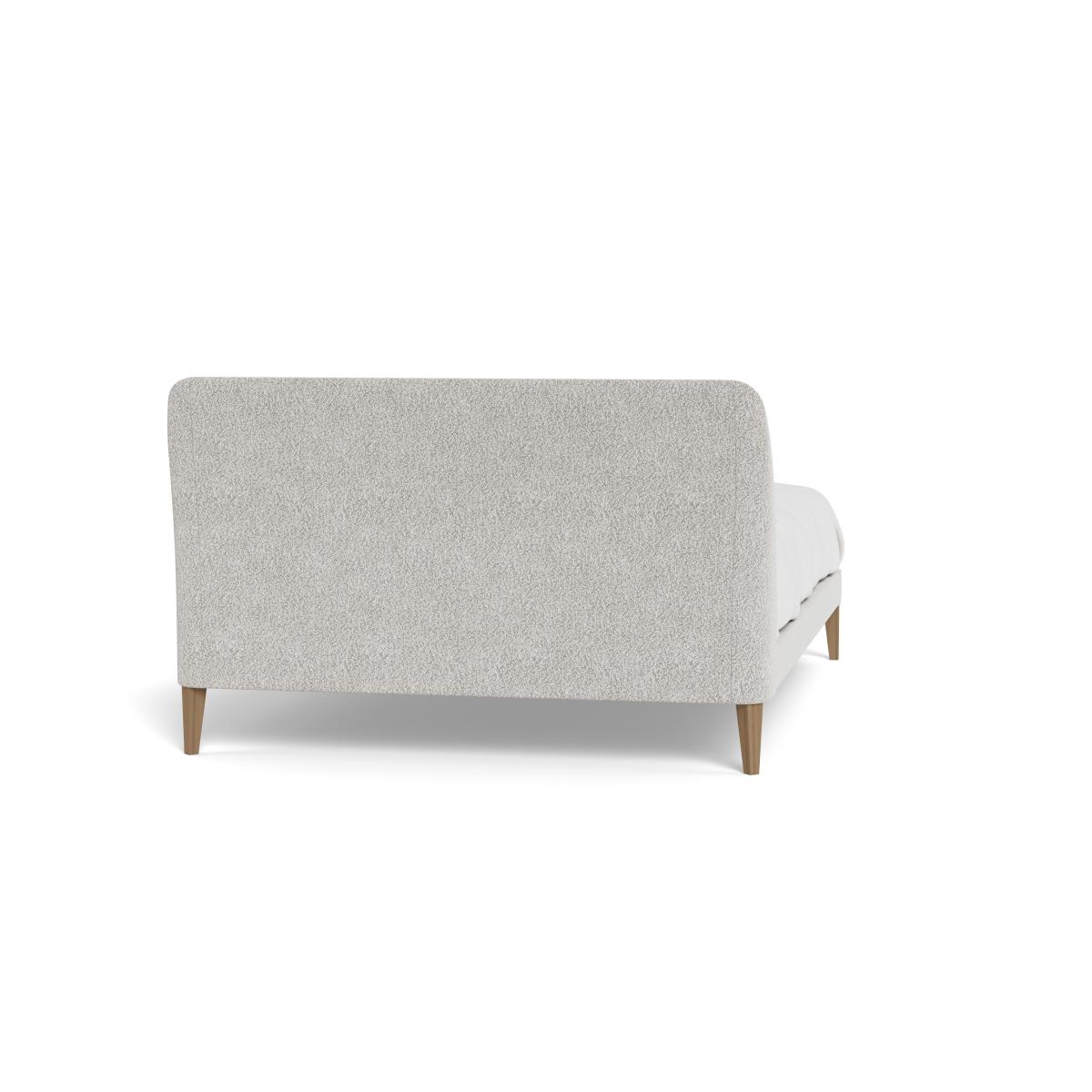 Heal's Wallis Bed Double Chunky Boucle Ecru Stained Oak Feet – image 5