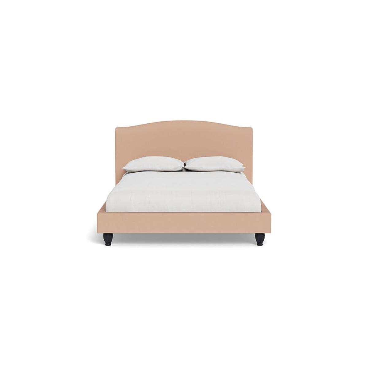 Heal's Devon Double Bed Capelo Linen-Cotton Rosedale Black Feet – image 2