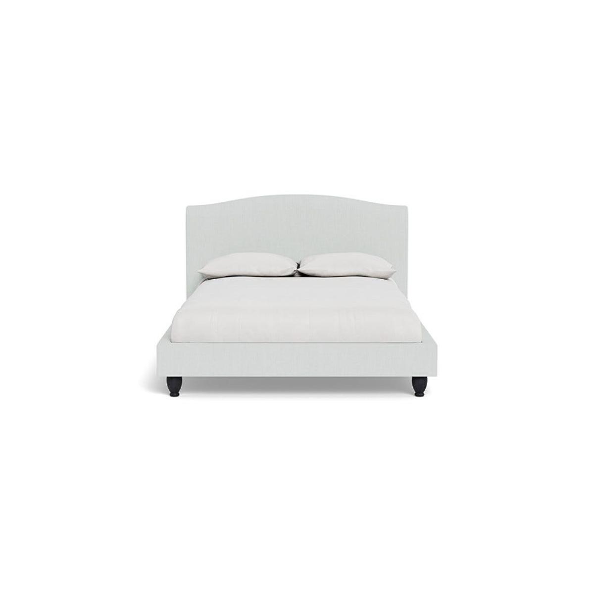 Heal's Devon Double Bed Broad Weave Tin Black Beech Feet – image 2