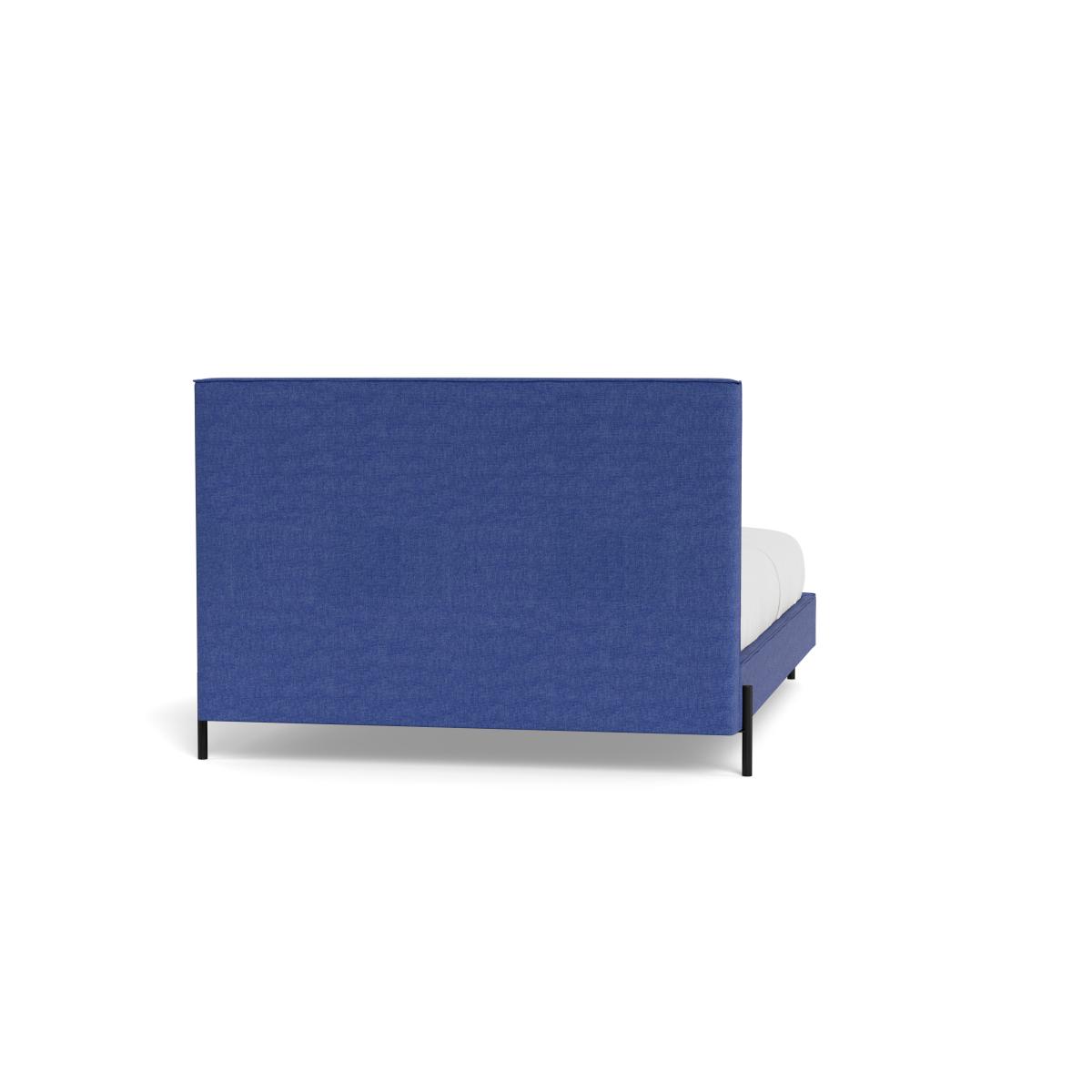 Heal's Tortona Double Bed Brushed Cotton Cobalt Black Feet – image 6