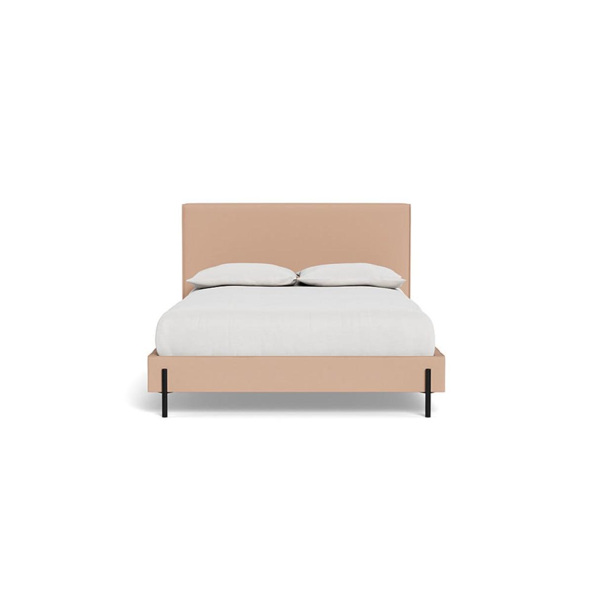 Heal's Tortona Double Bed Capelo Linen-Cotton Rosedale Black Feet – image 2