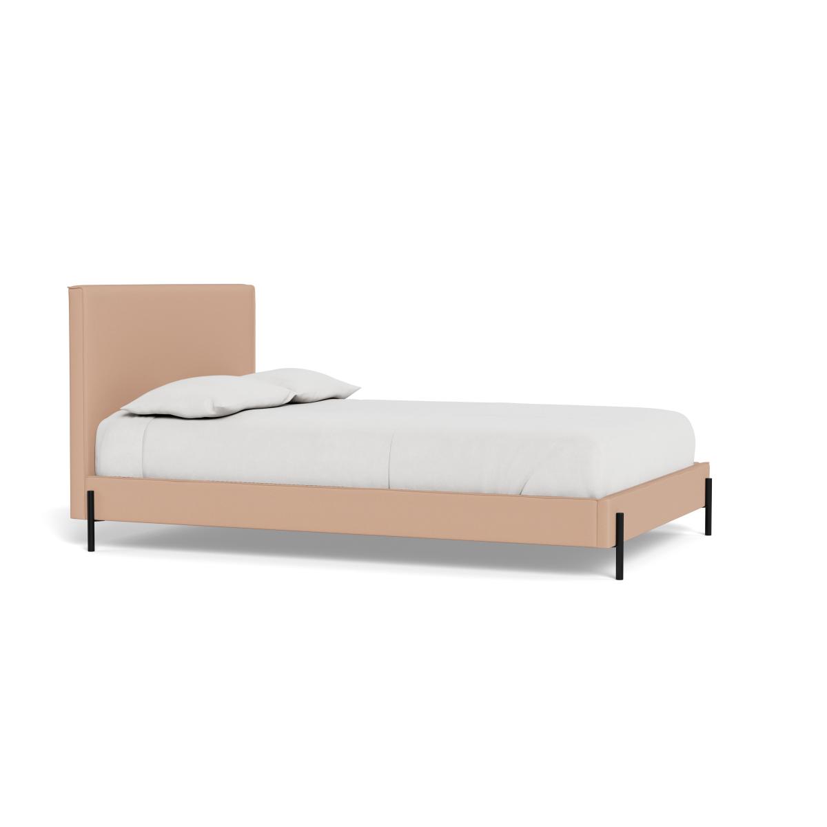 Heal's Tortona Double Bed Capelo Linen-Cotton Rosedale Black Feet – image 3