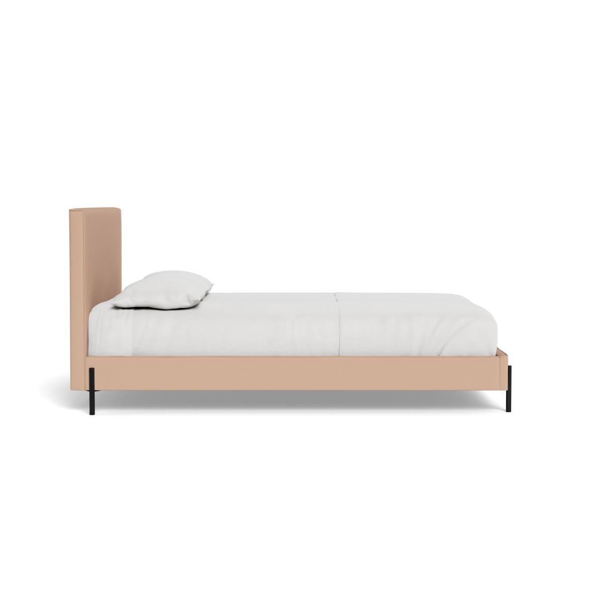 Heal's Tortona Double Bed Capelo Linen-Cotton Rosedale Black Feet – image 4