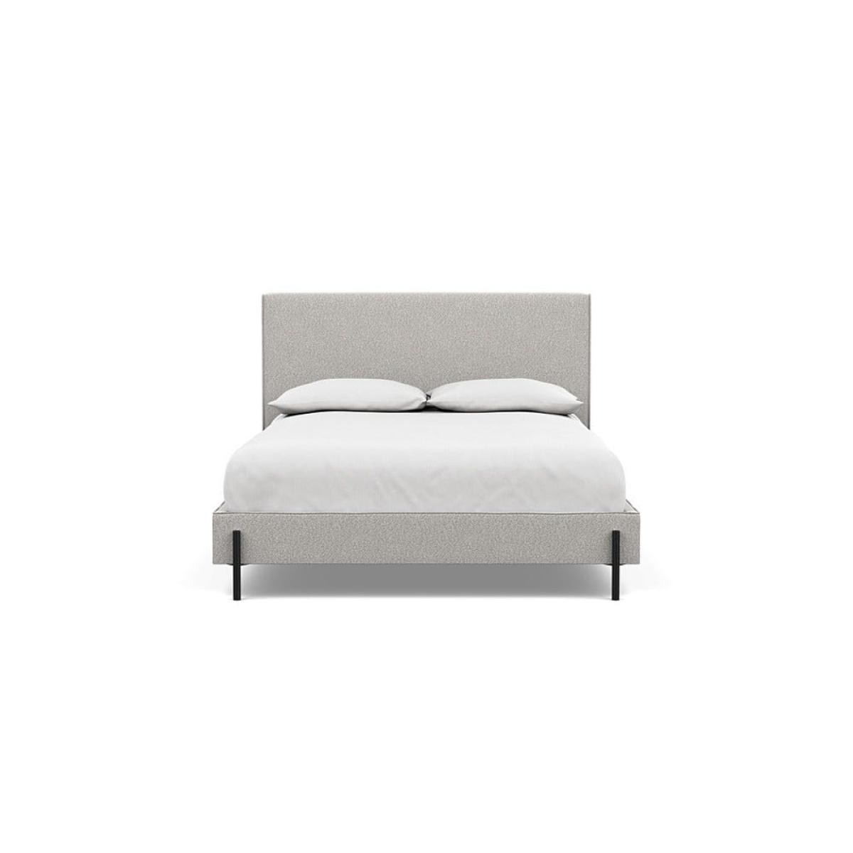 Heal's Tortona Double Bed Chunky Boucle Ecru Black Feet – image 2