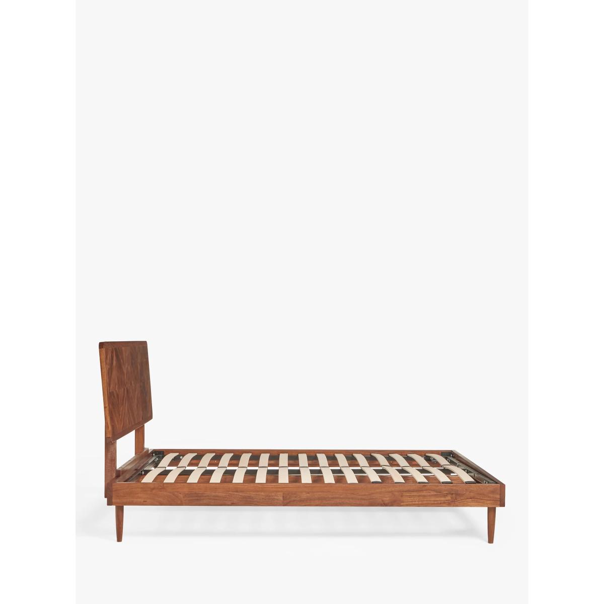 John Lewis + Swoon Franklin Bed Frame, Double, Dark Brown – image 2