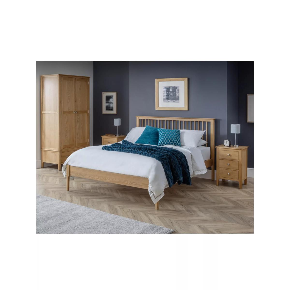 Julian Bowen Cotswold Bed Frame, Double, Natural – image 2