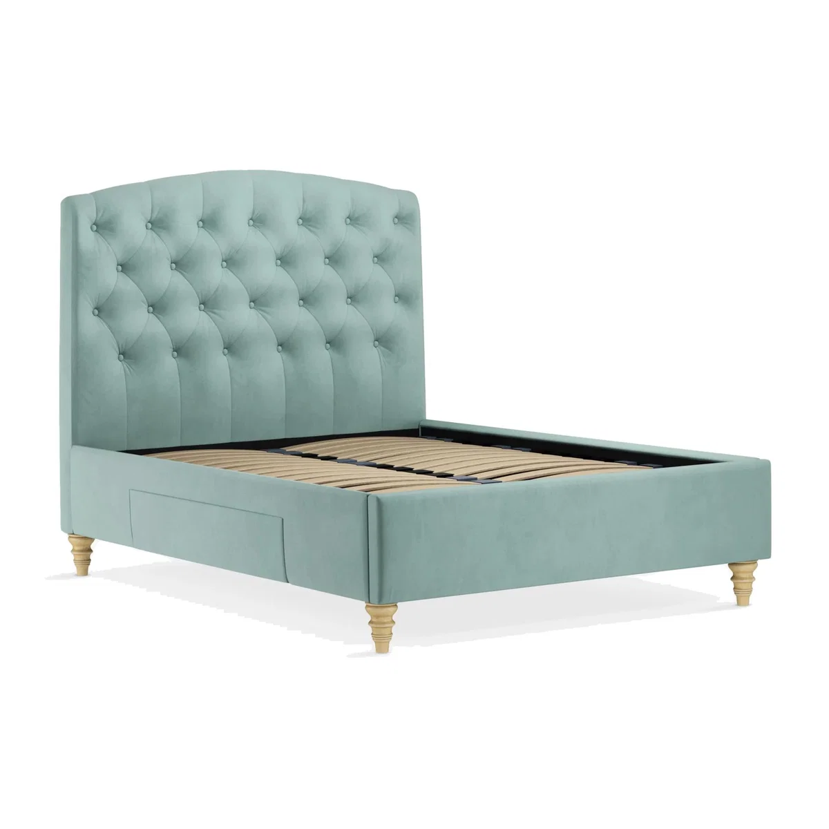 John Lewis Rouen 2 Drawer Storage Upholstered Bed Frame, Double – image 1