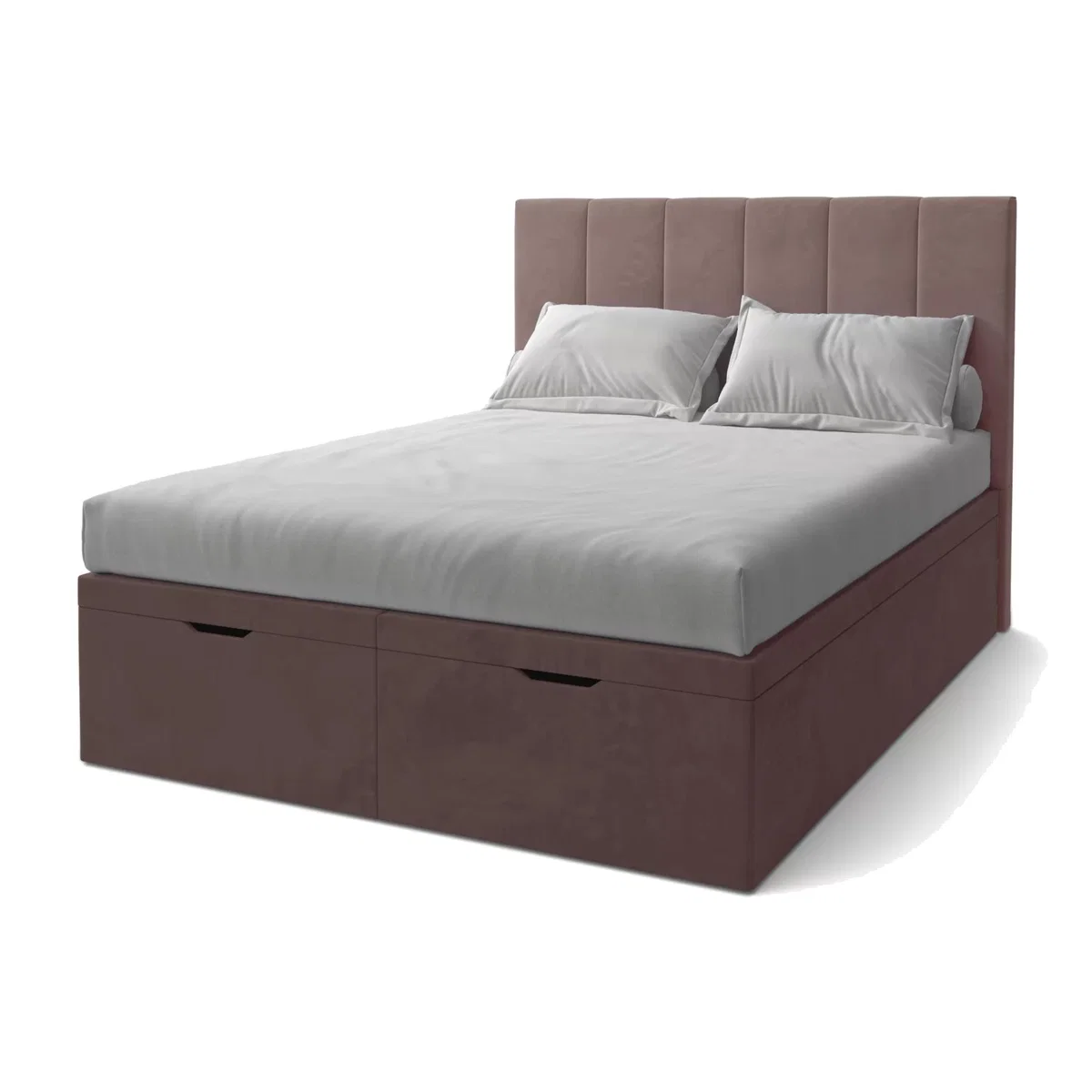 Koti Home Arun Upholstered Ottoman Storage Bed, Double