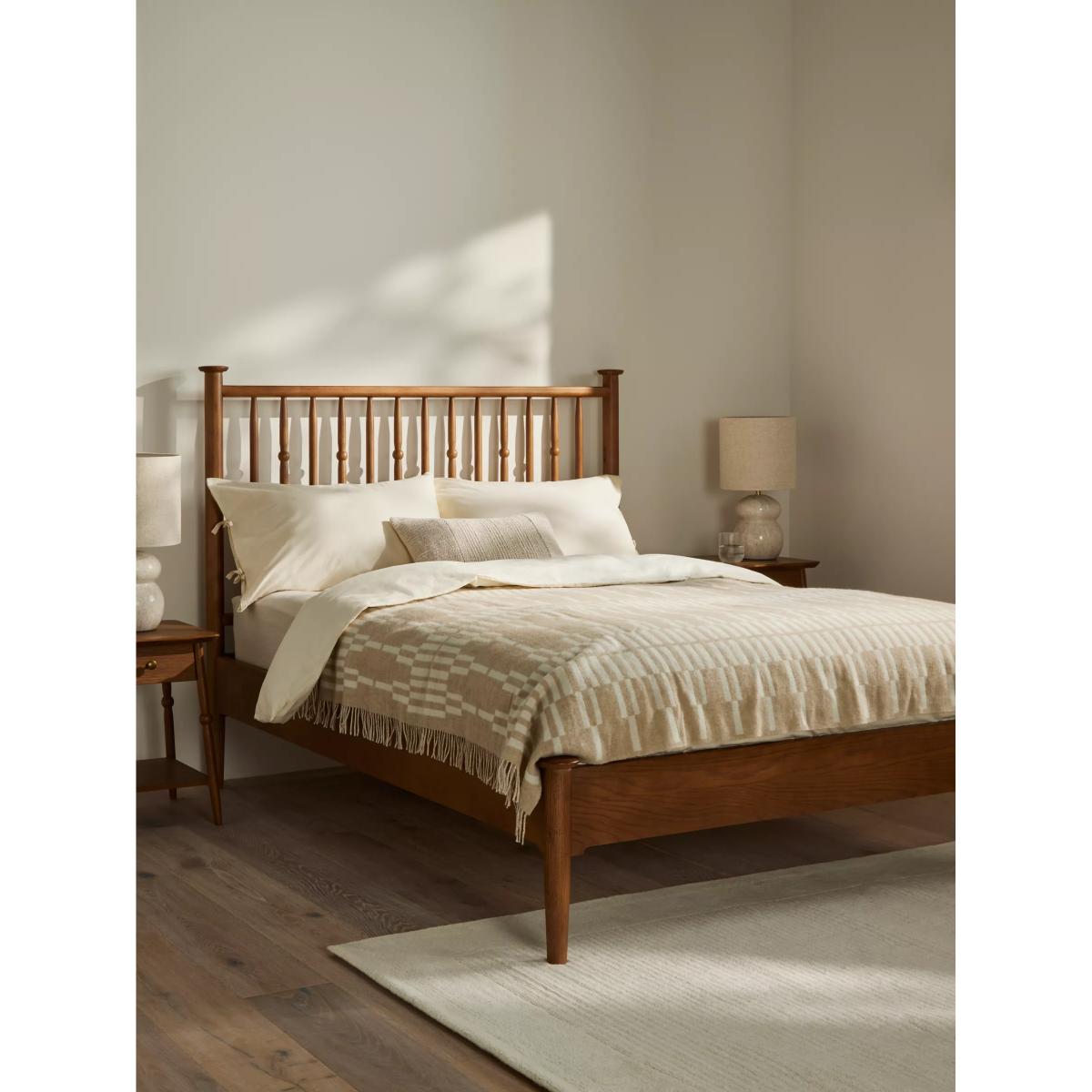 John Lewis Edwin Bed Frame, Double, Oak, FSC-Certified – image 2