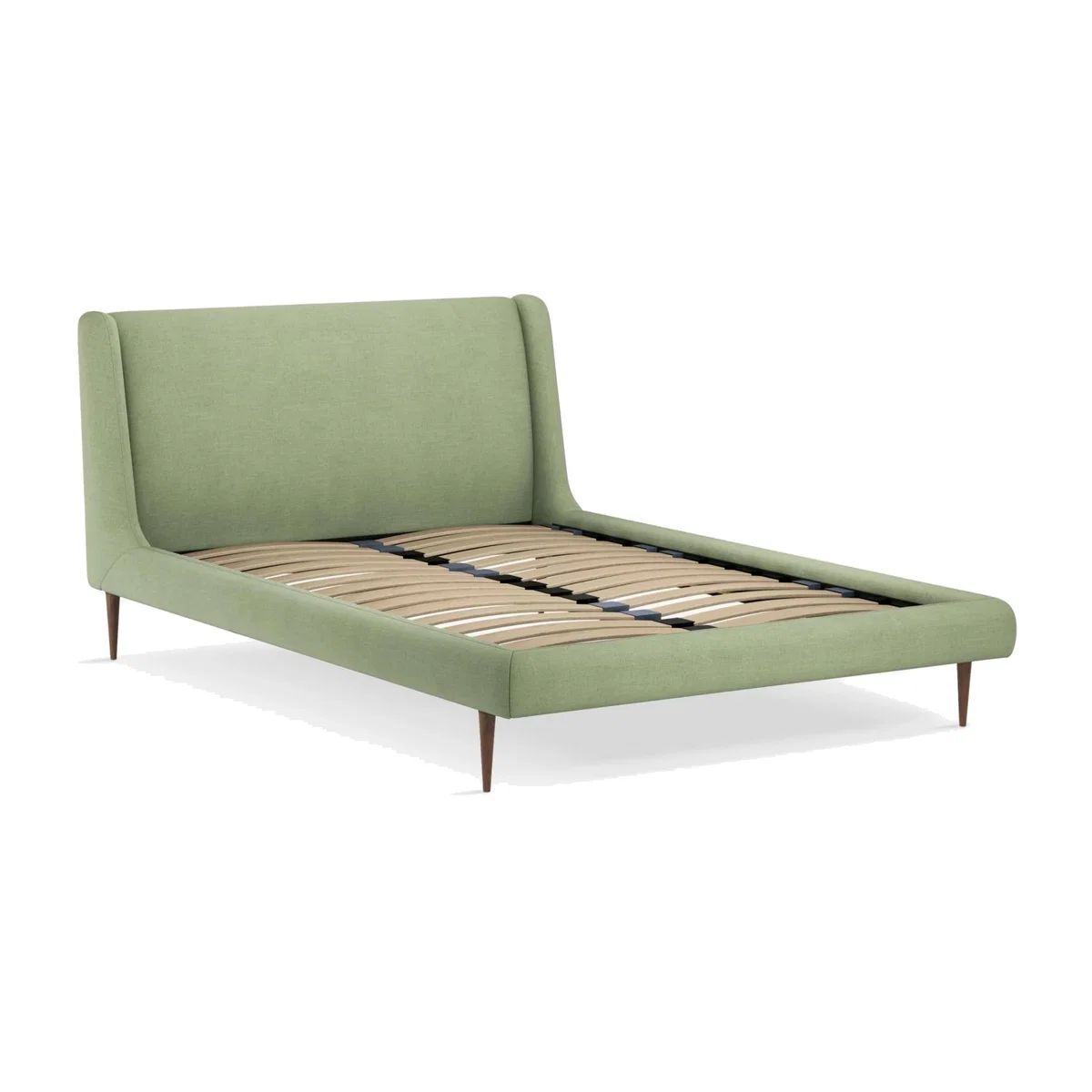 John Lewis Mid-Century Sweep Upholstered Bed Frame, Double